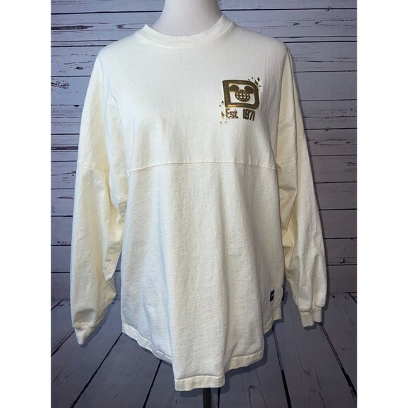 Disney Parks Spirit Jersey WDW Pixie Dust Castle Medium‎ Gold Walt Disney World - Picture 9 of 10